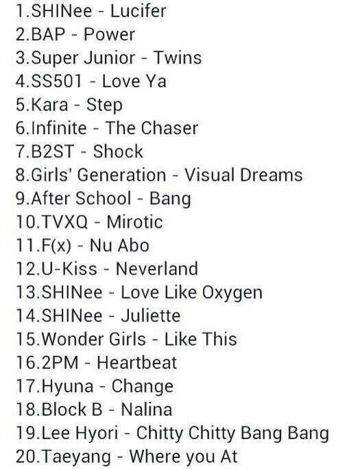 K-POP 노래 중 가장 어려운 안무 TOP 20 | 인스티즈