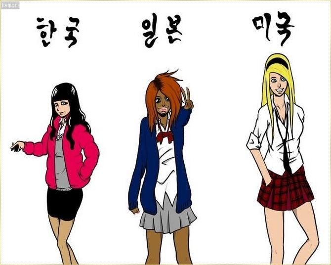 한국 일본 미국 일진 비교 - 인스티즈(instiz) 이슈 카테고리