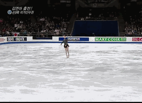 일본방송에서 마오와 연아의 3-3 비거리 비교한 플짤 + 김연아가 말하는 3-3 점프 하는방법(?) | 인스티즈