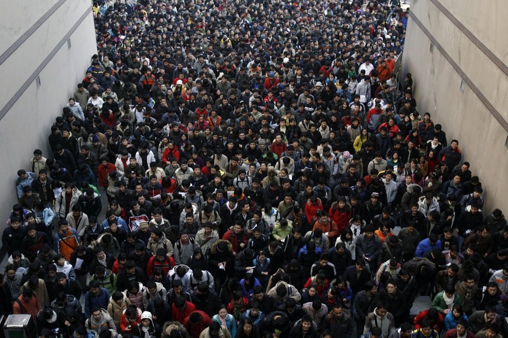 중국 출근 시간대 지하철 | 인스티즈