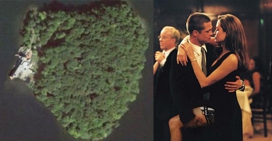 하트섬 '200억짜리' 지상최대낙원‥안젤리나 졸리, 남편 생일에 통큰 선물 | 인스티즈