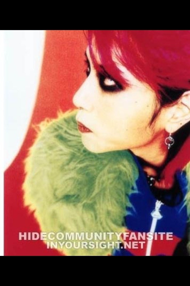 빨간머리 히데 . . .너무나 멋있는 아티스트 NO HIDE , NO X... 빨간머리 히데 . . .너무나 멋있는 아티스트 NO HIDE , NO X [紅edition]