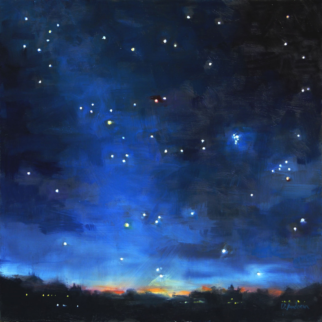 재미있는 그림들 - 15. Deb Anderson의 Night Sky Oil Painting | 인스티즈