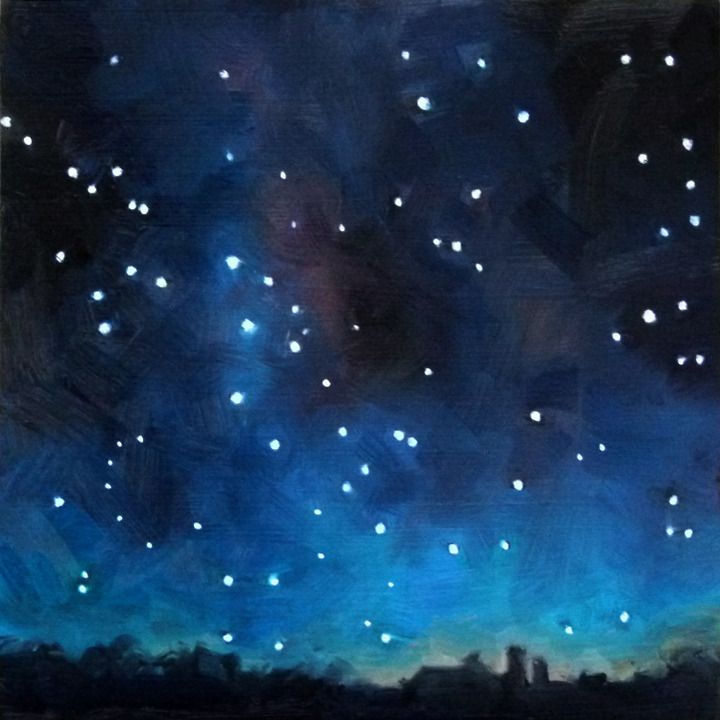 재미있는 그림들 - 15. Deb Anderson의 Night Sky Oil Painting | 인스티즈